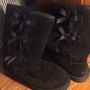 Koolaburra By Ugg size 10 Black Bow Tall Boots